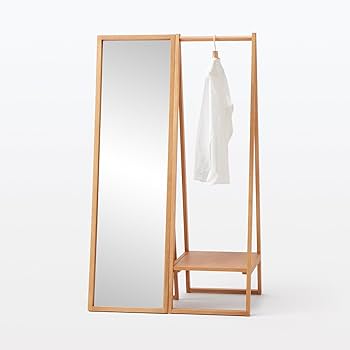 無印良品 木製ミラー 大 オーク材 姿見 Amazon.co.jp: 無印良品 木製ミラー ラバーウッド材 KF07RA4S